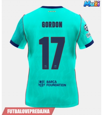 Lacne Muži Futbalové dres Barcelona Anthony Gordon #17 2026-27 Krátky Rukáv - Tretina